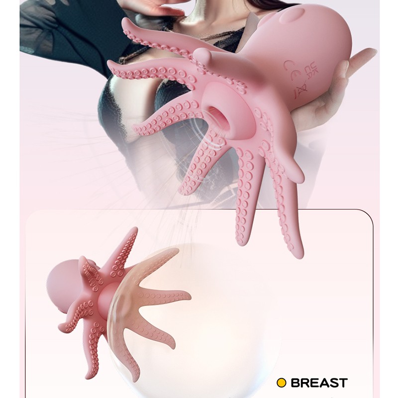 Rechargeable Nipple Sucker Pussy Pump Breast Clit Suction Enlarger for Women Men