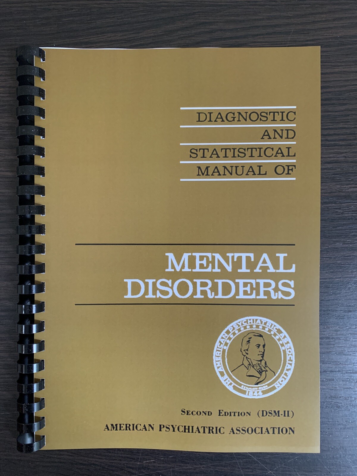 Diagnostic And Statistical Manual DSM-ll 2nd Edition Copy Read Description