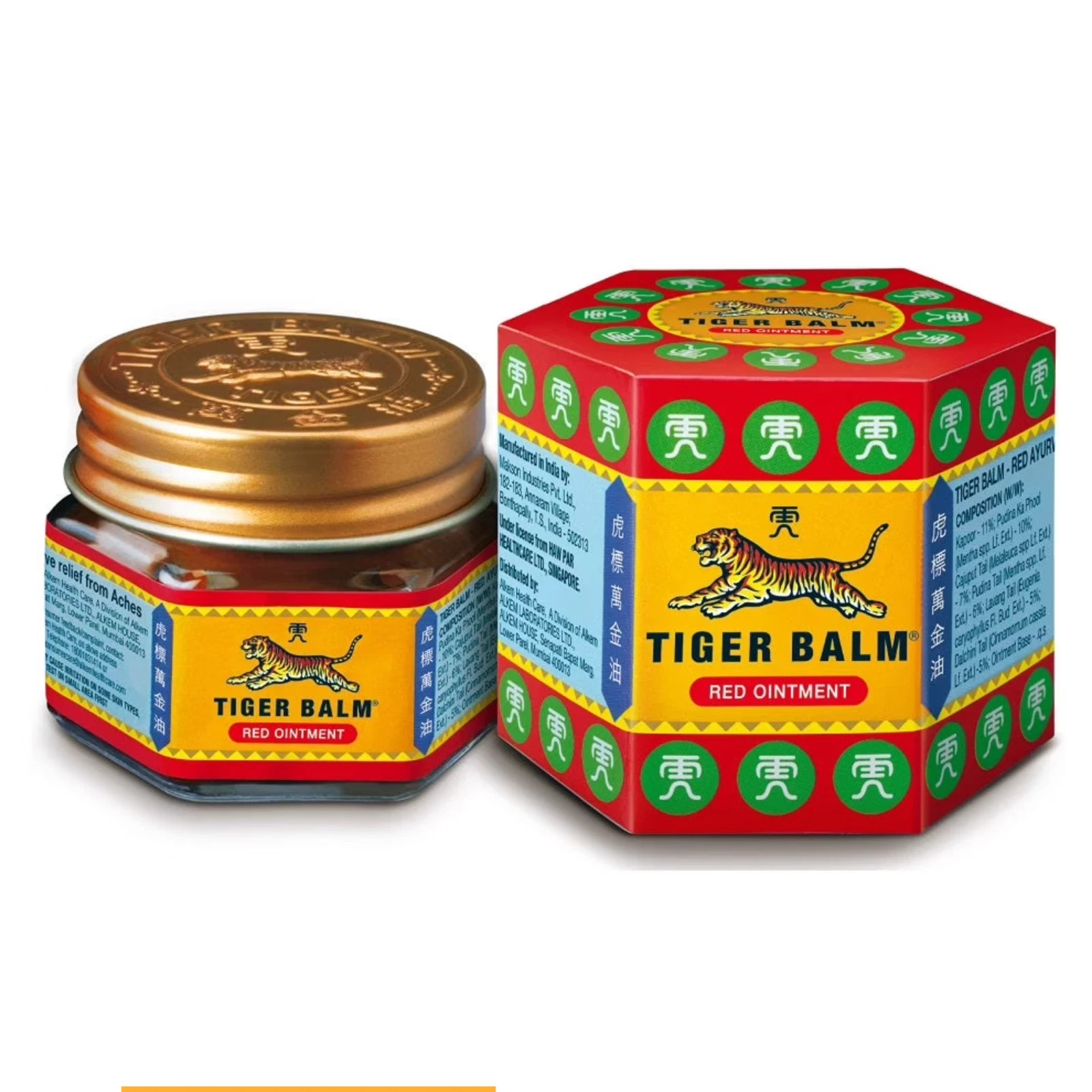 (2 PACK) Tiger Balm (Red) Super Strength Pain Relief Ointment 21ml - FREE SHIP