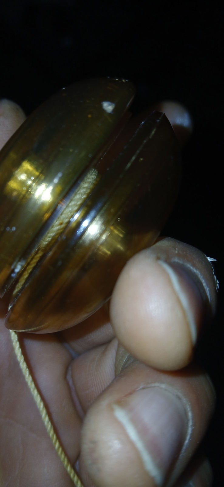 Duncan Imperial Yo-Yo Transparent Gold Amber