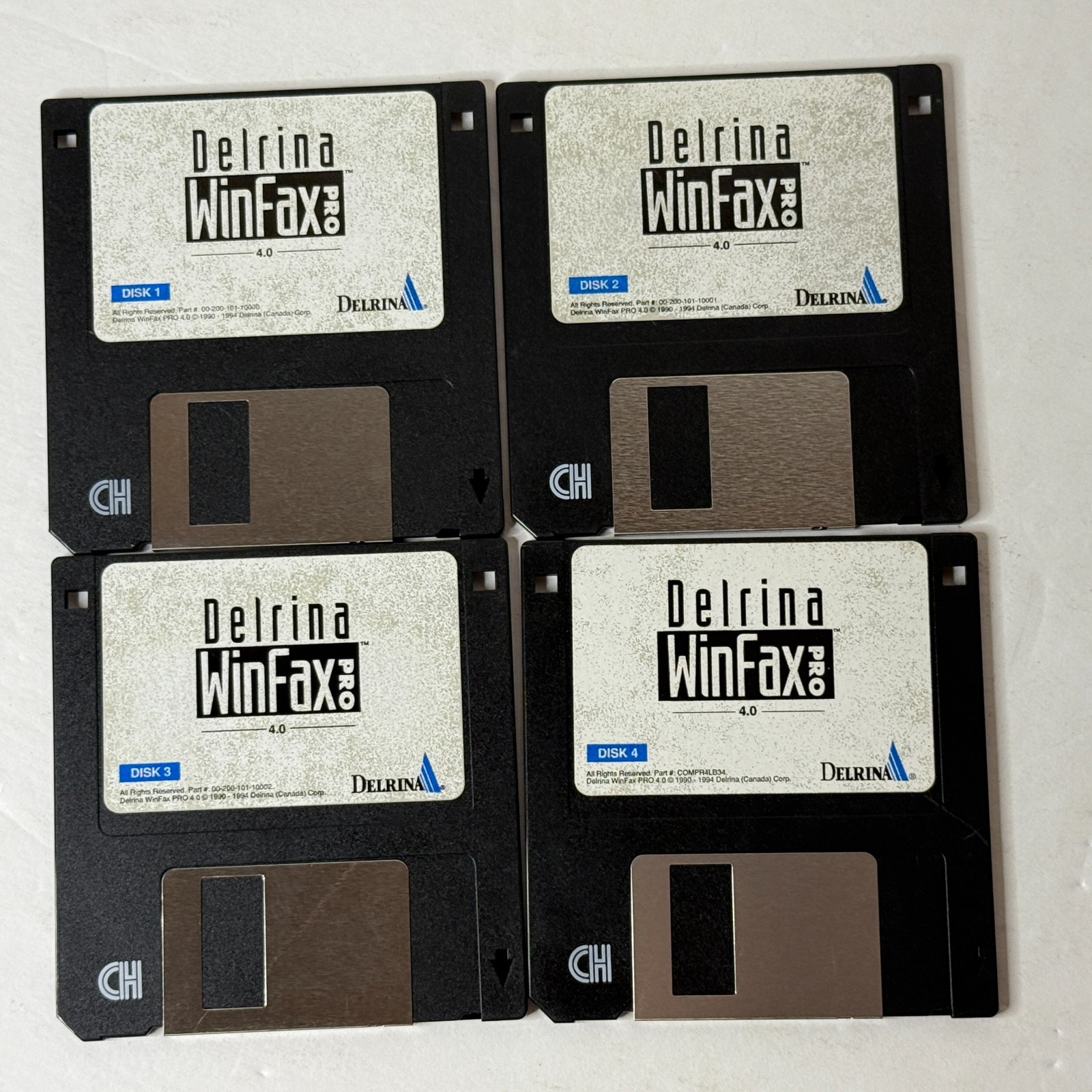 Delrina WinFax Pro 4.0 ©1994 3.5" Floppy Software *B2G1*