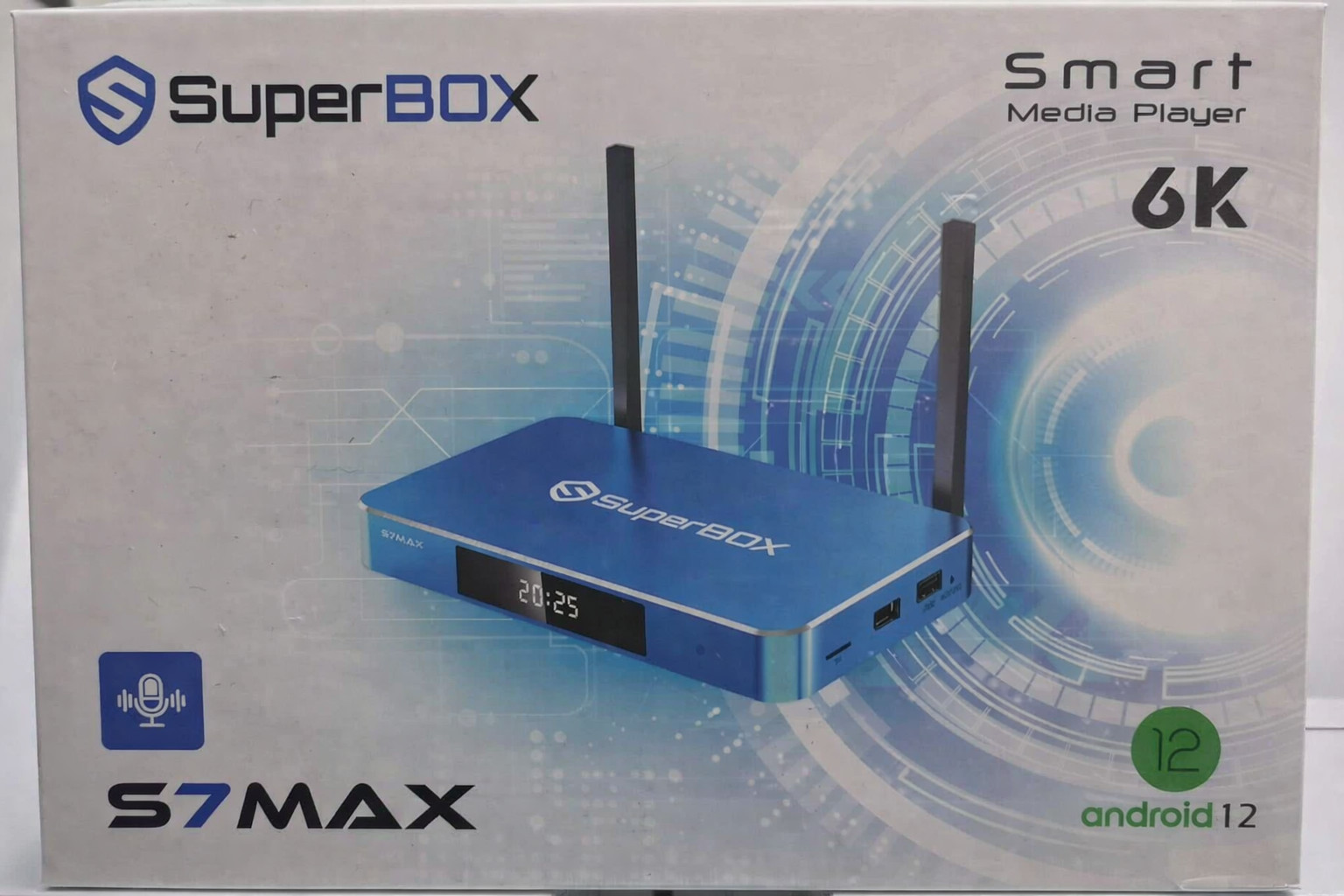 SuperBox S7 MAX 4K/6K Streaming Box WiFi6 Voice Remote + Same Day Shipping