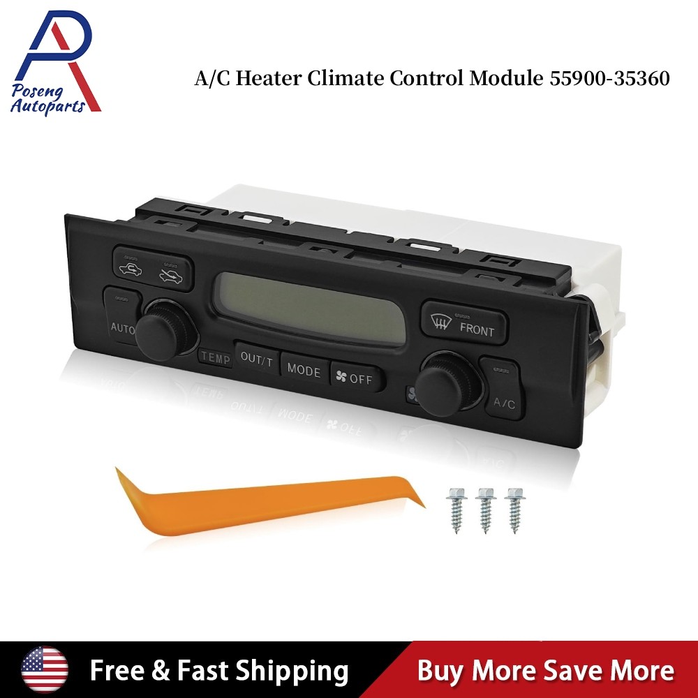 AC Heater Climate Control Panel Module 55900-35360 For Toyota 4Runner 1999-2002