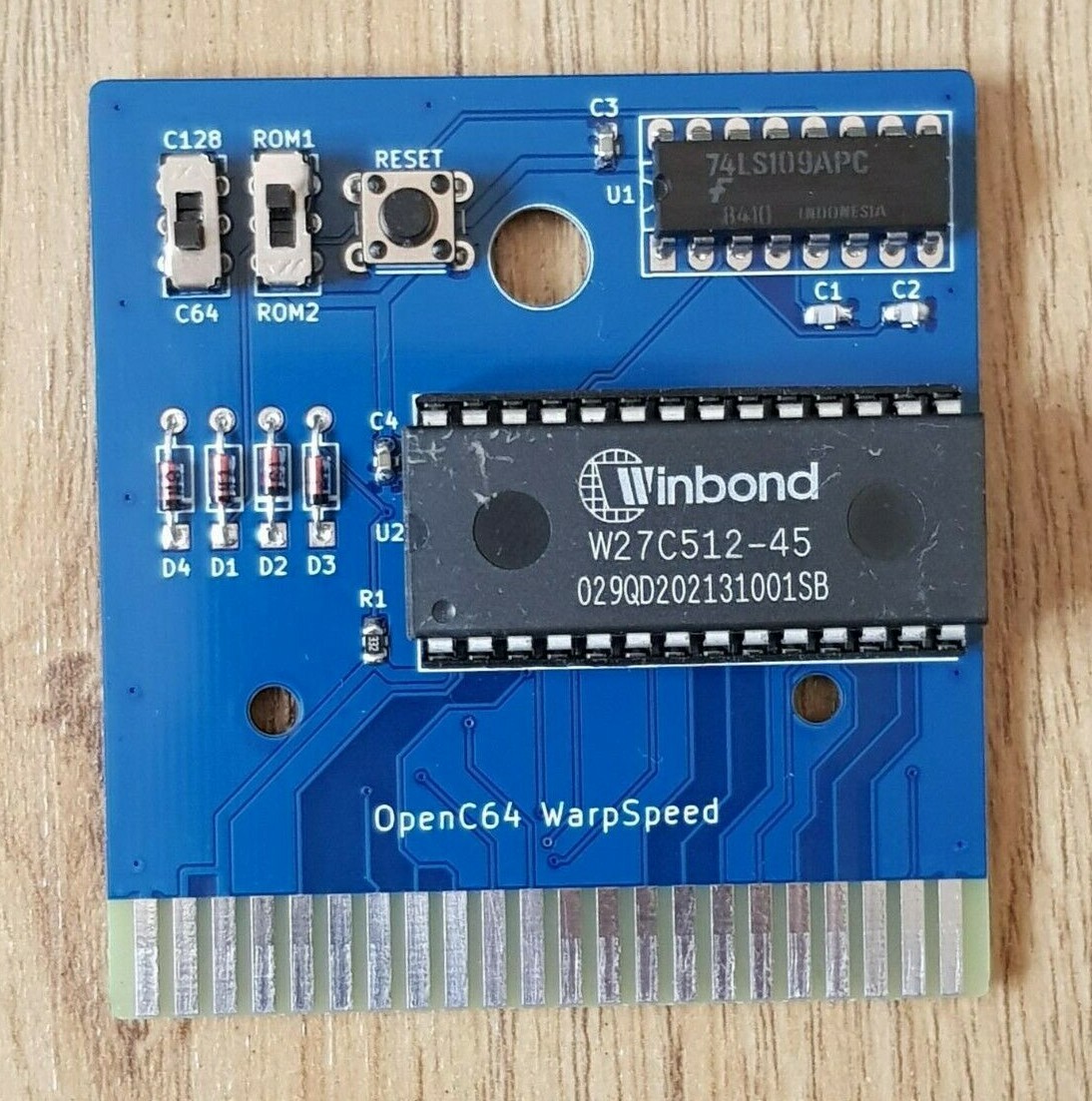 🇬🇧 Warp Speed Fast Loader Cartridge  for Commodore C64 C128