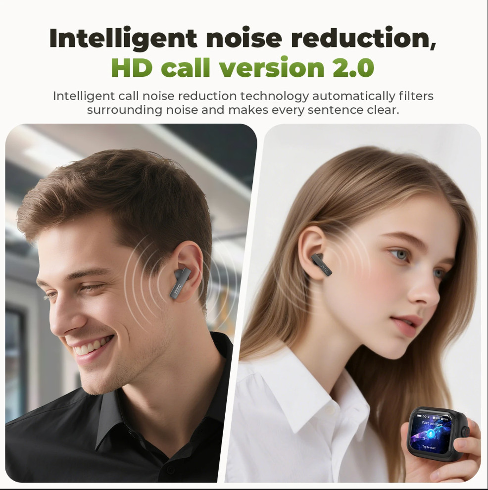 Apple iPhone Android Compatible AI Translator Earbuds HTC NE40 OWS Headphones