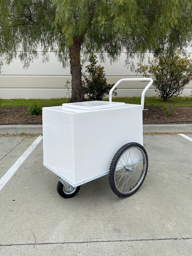 Paleta Cart Mobile Cooler Cart Frozen Treats Vendor Catering Parties Events Fair