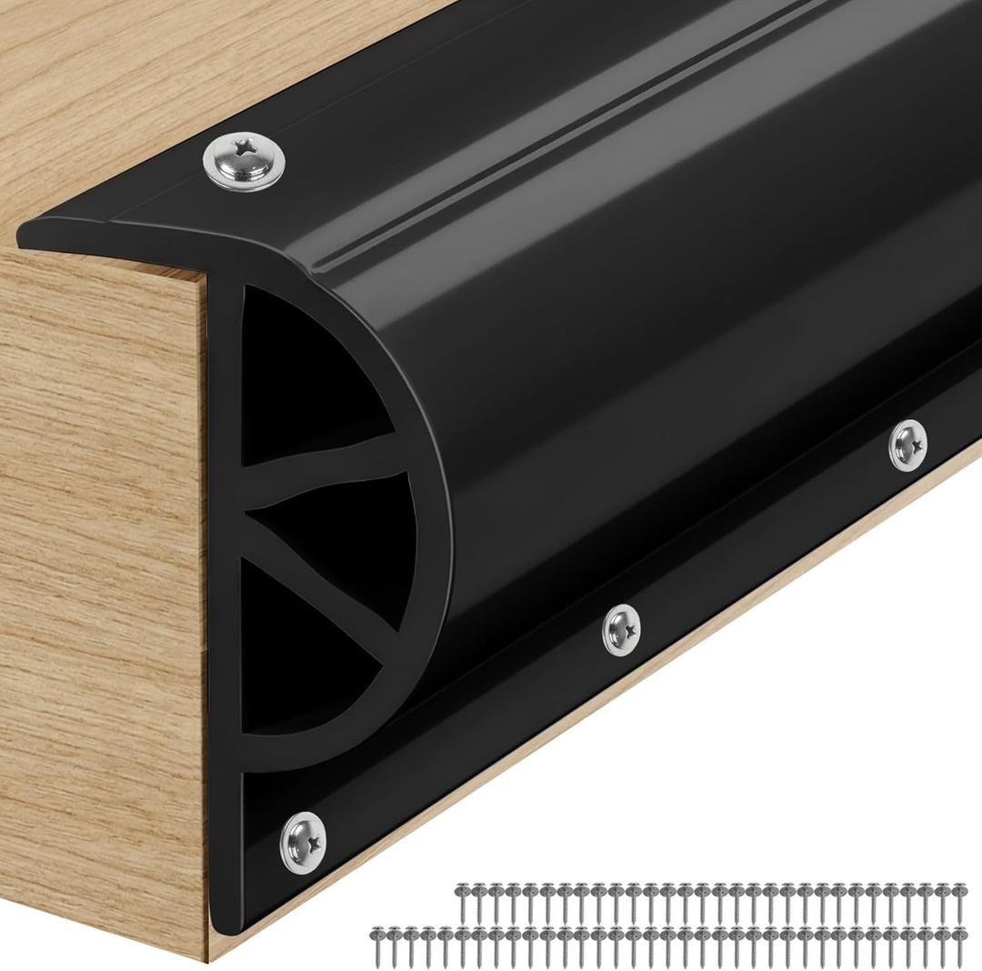 Nalwort 24 Ft Dock Bumpers Full Protection Boat Fender Edging Black