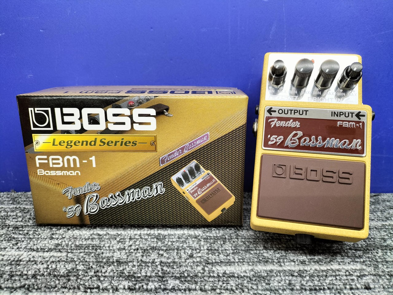 BOSS FBM-1 Legend Series 59BASS MAN Guitar Amp Simulator Pedal Used