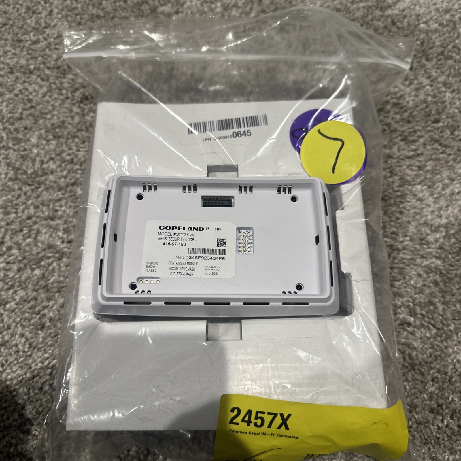 Sensi Touch Smart Thermostat ST75W