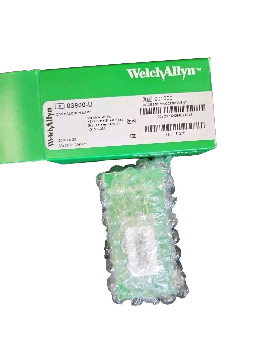 Welch Allyn 3.5 V Halogen Lamp 03900-U 1pc