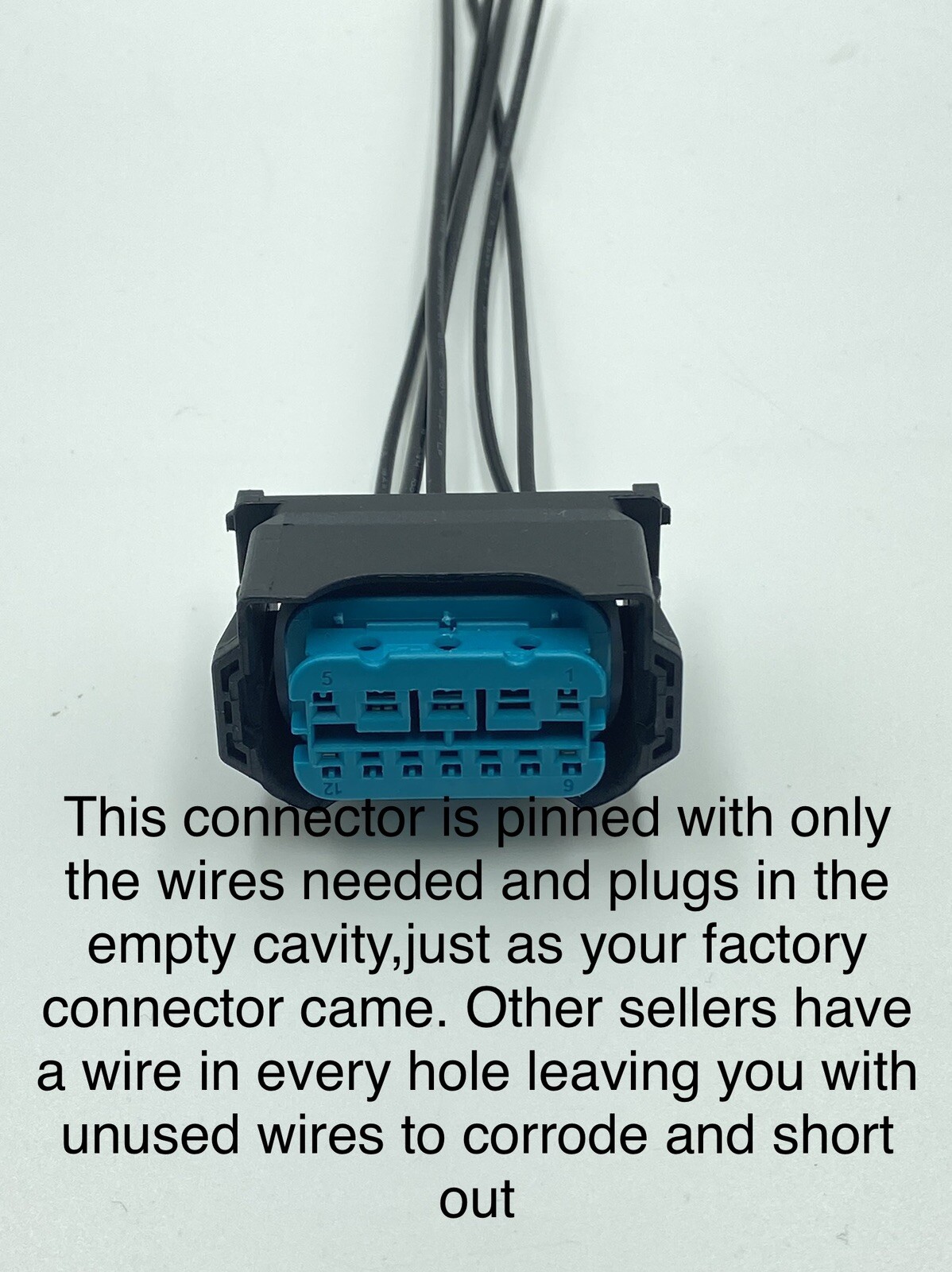 Repair Connector Plug for 2012- 2015 BMW 3 Series Halogen Headlight 6 - wire