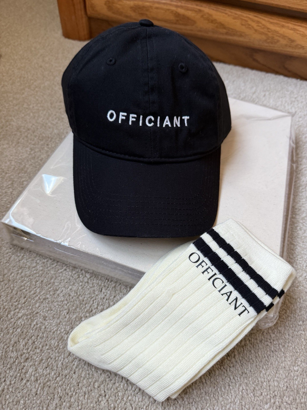 Wedding Officiant Hat and Socks