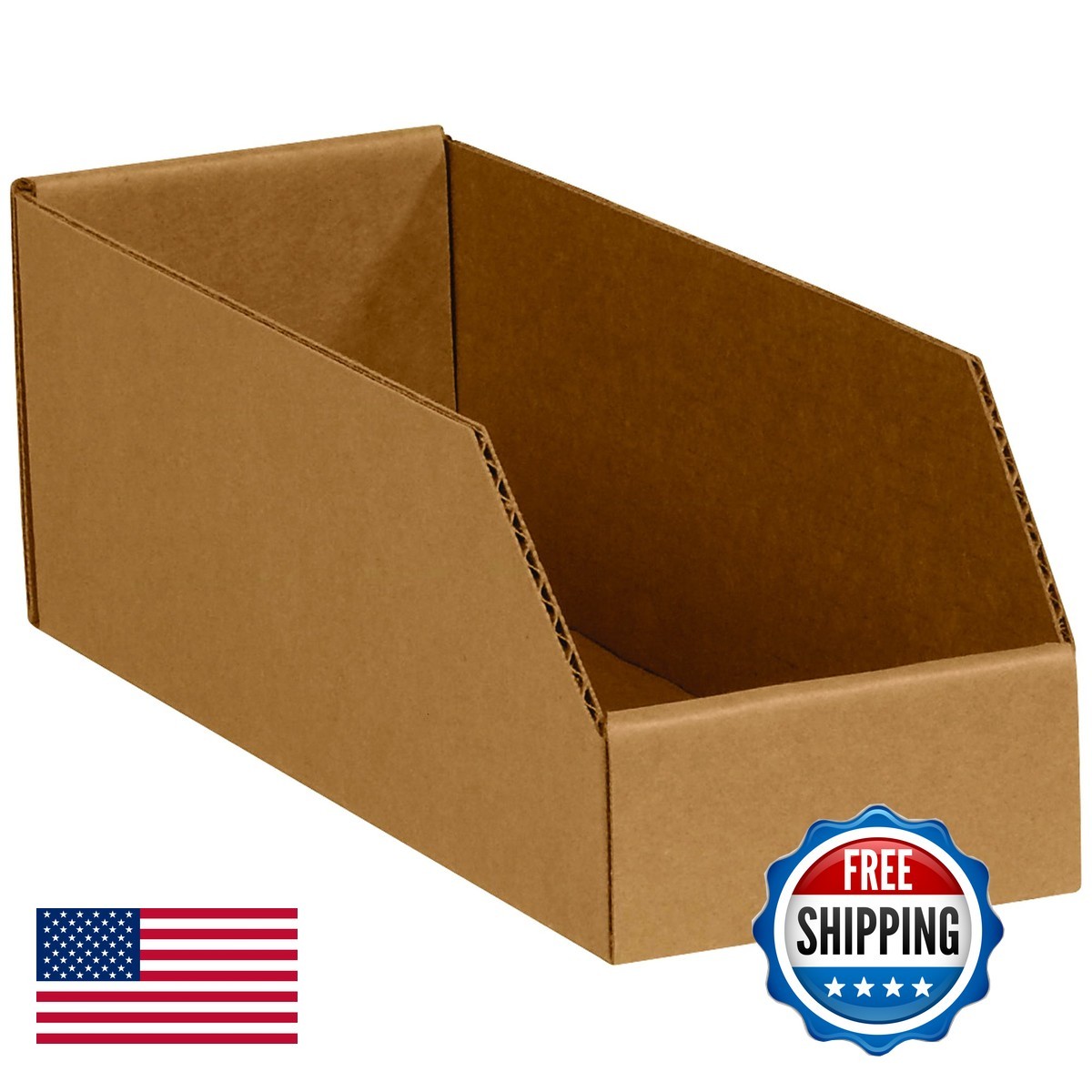 Ship Now Supply Snbinmt412K Open Top Bin Boxes 4 X 12 X 4 1/2 4 Width 4.5