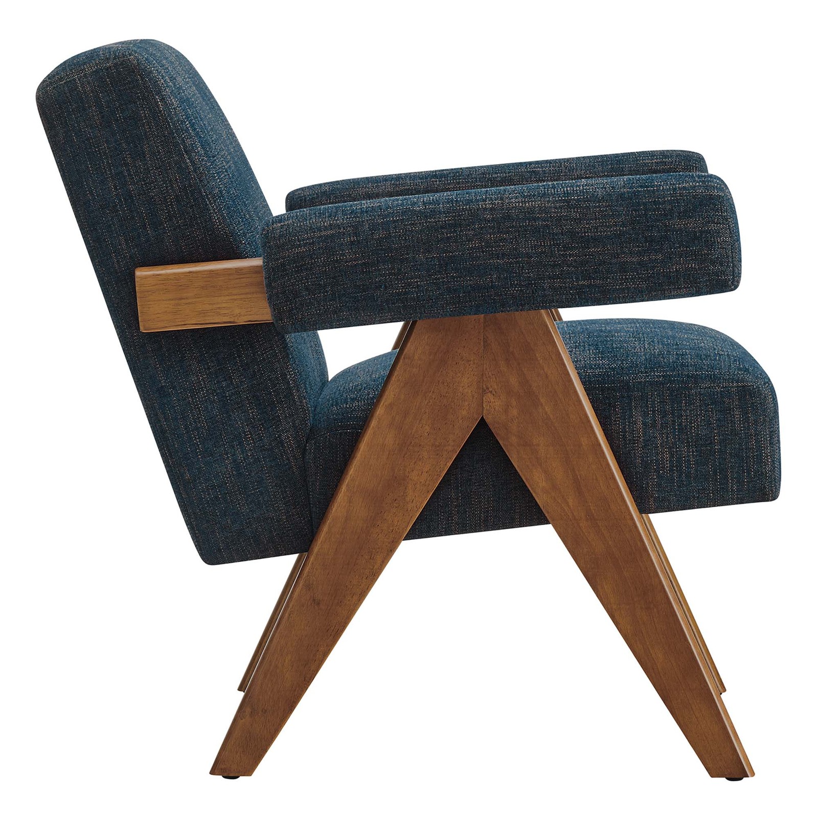 Modway Lyra Fabric Armchair in Azure Fabric
