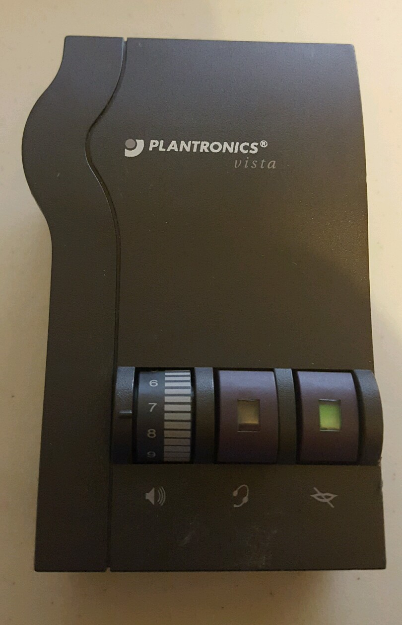 Lot of 4 Plantronics M12 Telephone Amp for Headset USED