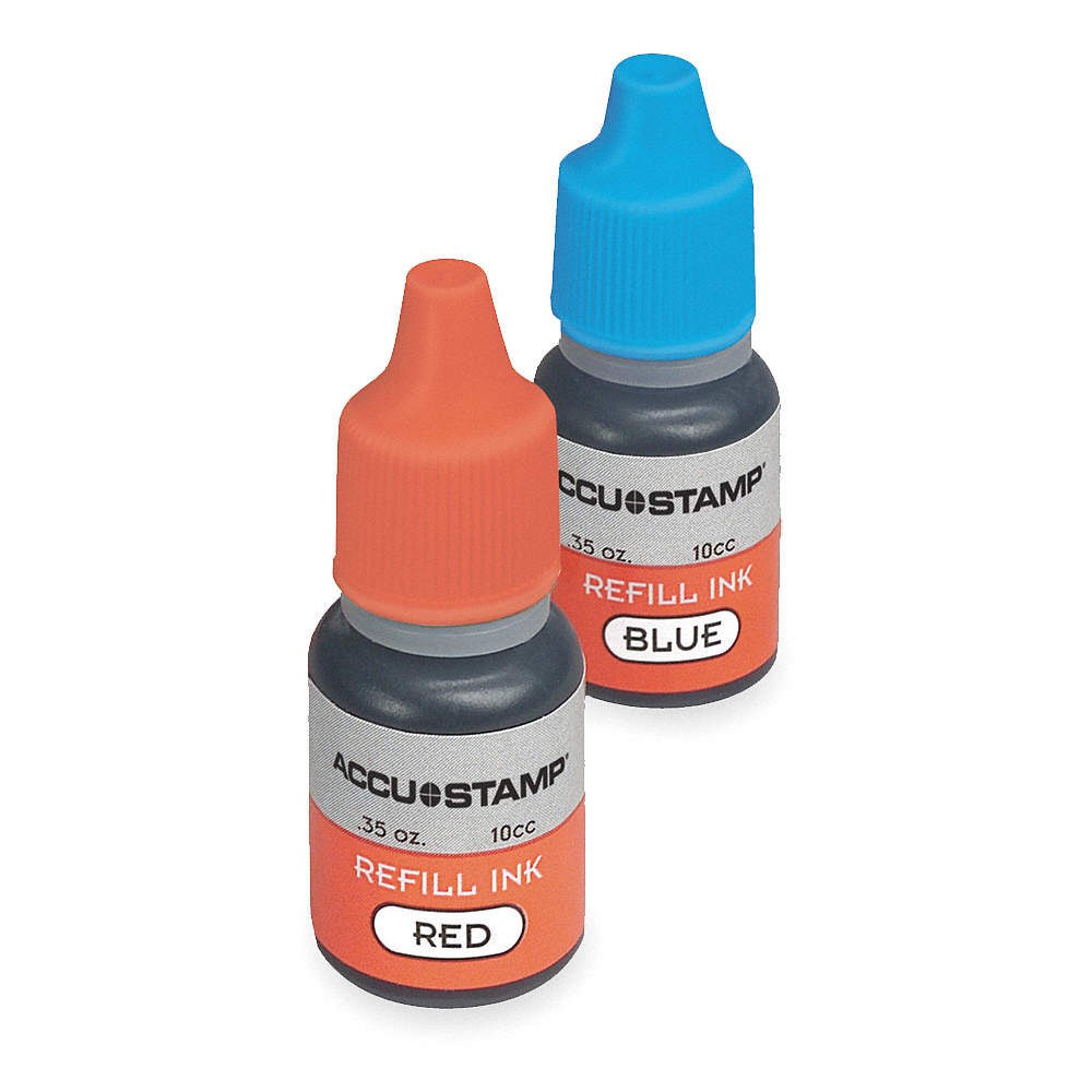 COSCO 038778 Ink Refill,Red,0.35 oz.,PK2 1DAA2