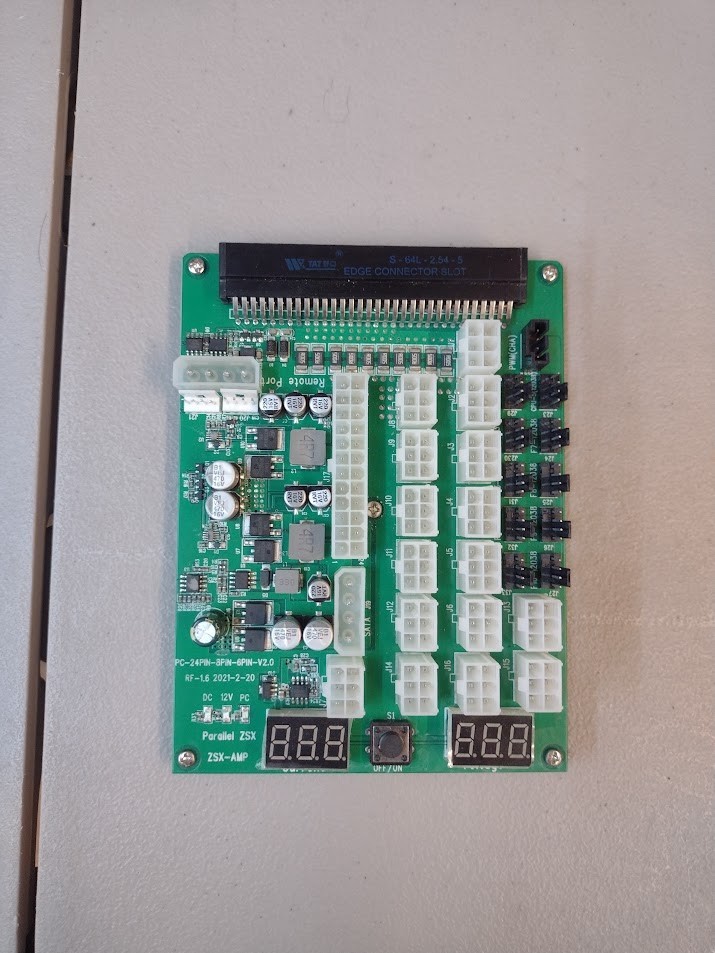 Parallel Miner ZSX ZSX-AMP Breakout Board