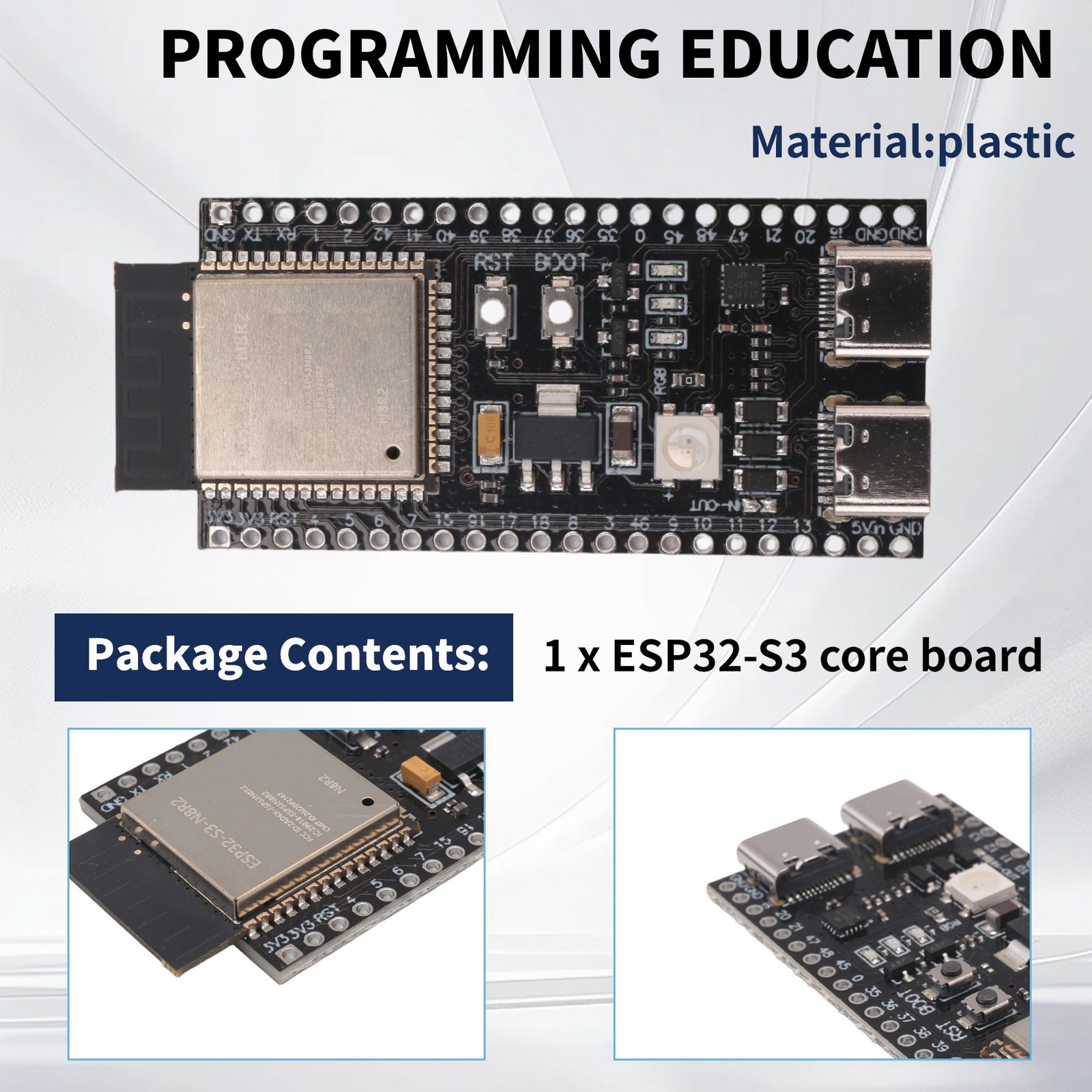 1 PCS Core Board --DevKitC-1 Development Board Plastic D1E11314