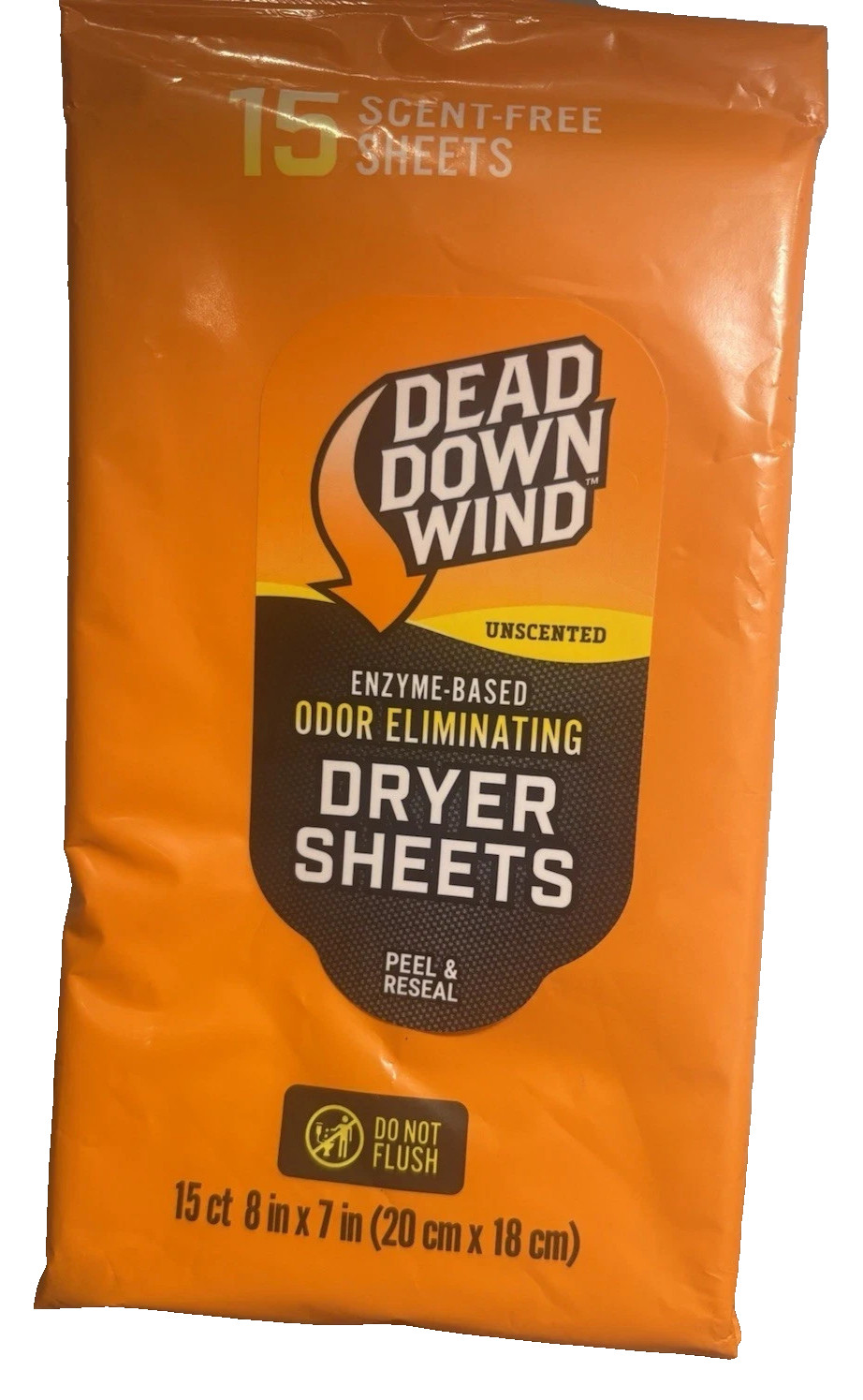 Two (2) Packs of 15 Dead Down Wind Dryer Sheets FREE SHIPPING!
