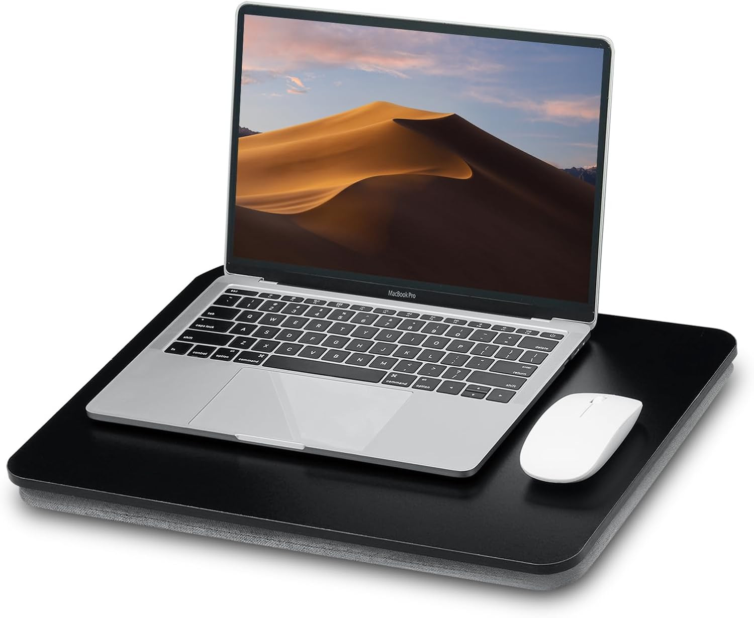 Portable Lap Laptop Desk with Pillow Cushion, Fits up to 15.6 Inch Laptop, Lap S
