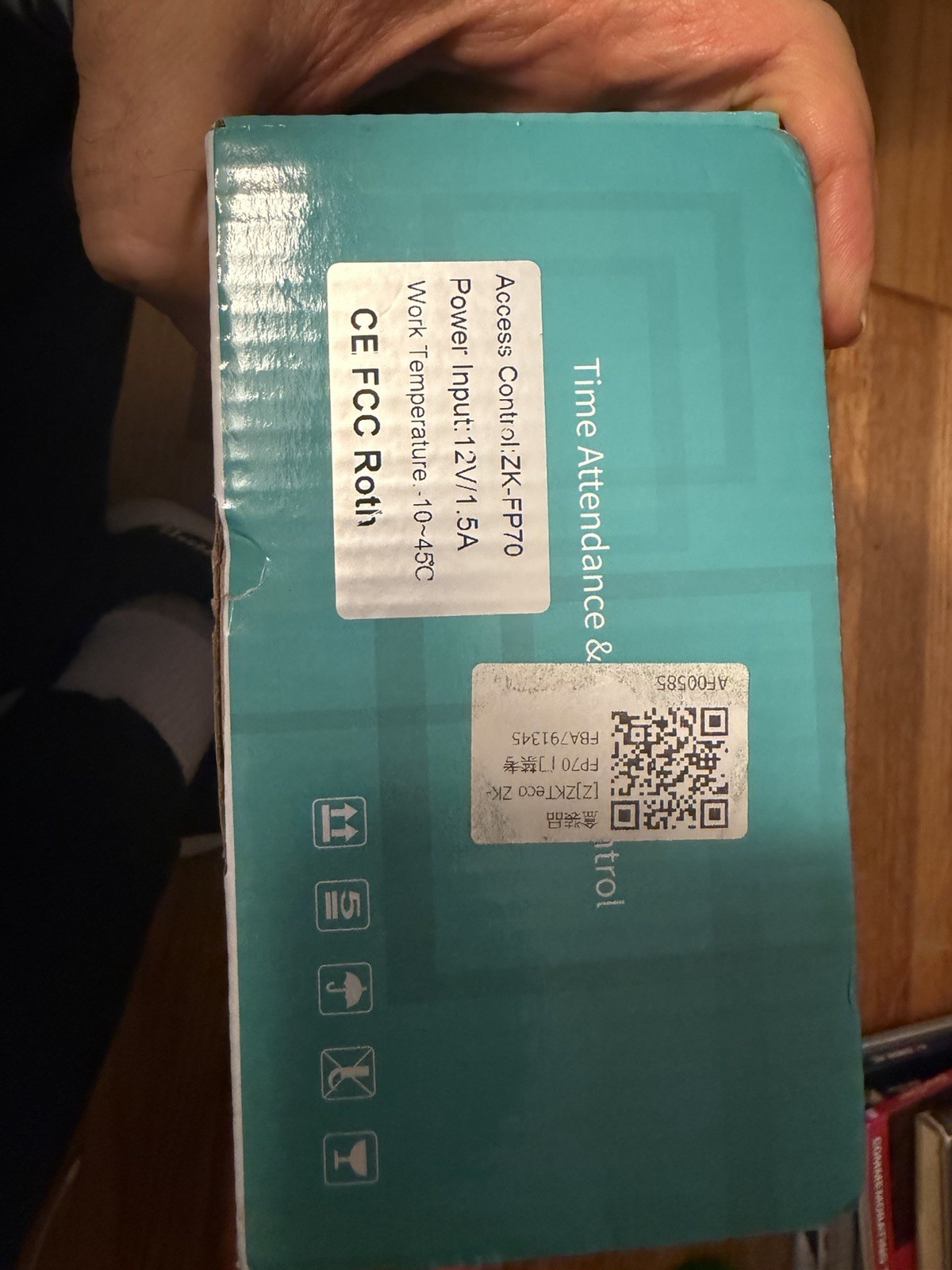 Time Attendance & Access Control ZK-FP70