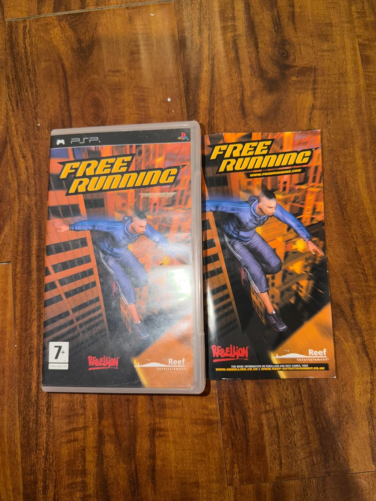 Free Running PSP Game Sony PlayStation Case Only NO GAME