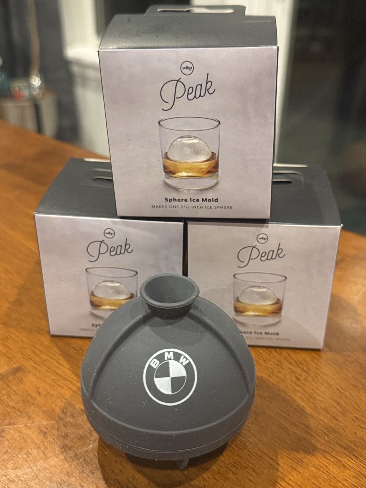 Set Of 3 Peaks BMW Sphere Ice Molds