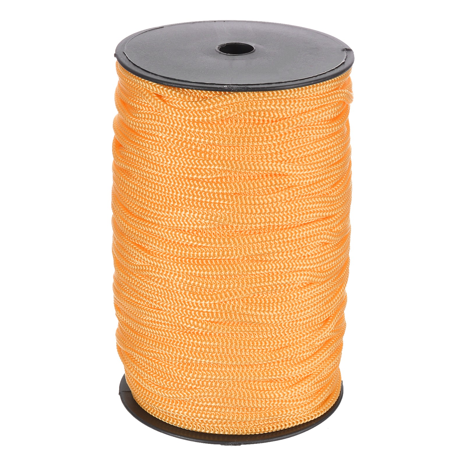 1/4 Inch Polypropylene Rope Braided Ropes, 328ft Nylon Rope Orange Yellow