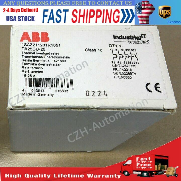 one brand new TA25DU-25 18-25A Thermal Relay spot stock #F1-