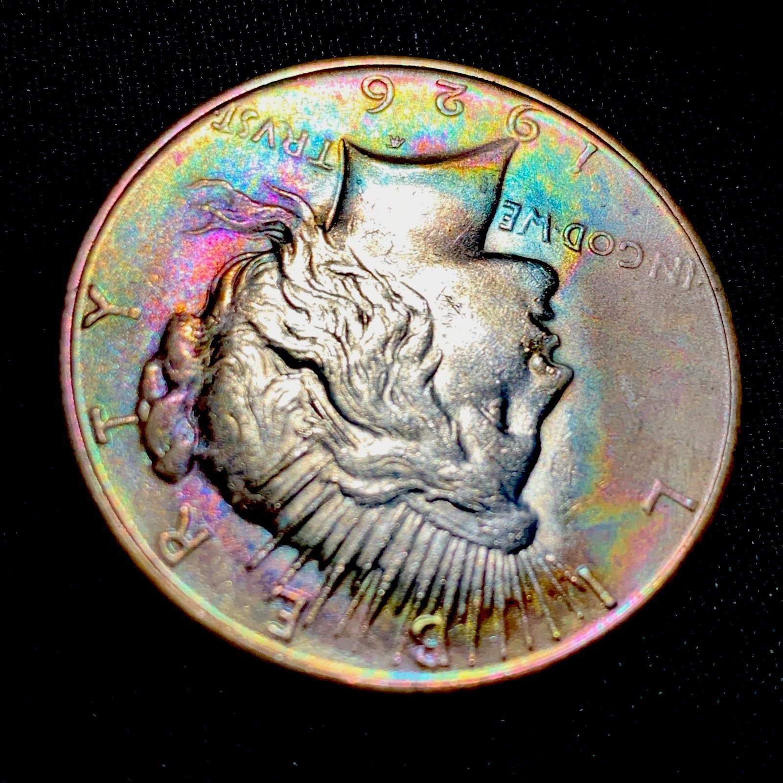 1926 - S - Peace Silver Dollar - UNCIRCULATED— Toned