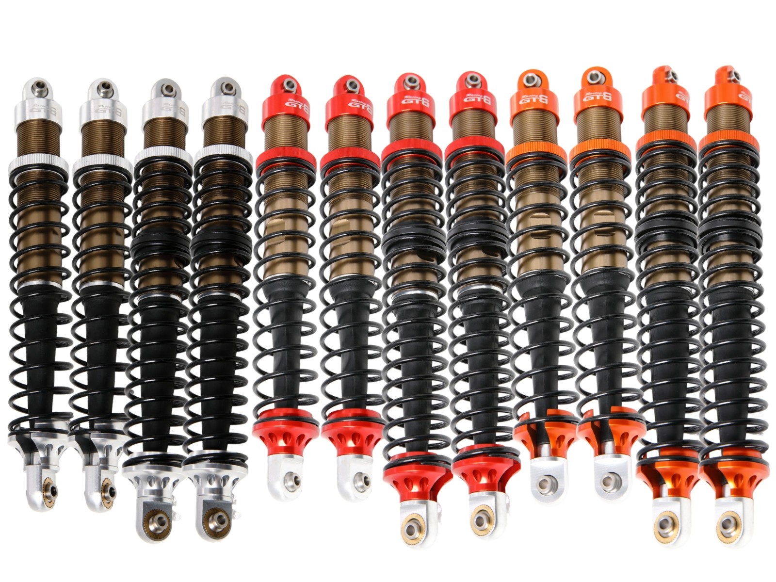 GTB Hard-anodized 7075 Front Rear Shock Absorber 6mm for HPI Baja 5B SS 5sc Part