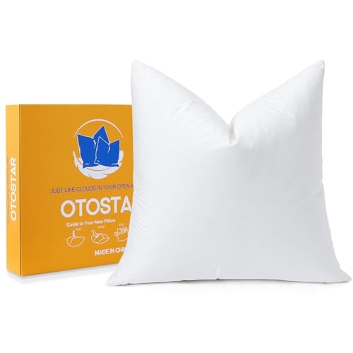 Pack of 1 Down and Feather Throw Pillow Inserts, 24 x 24x24 Inch (Pack of 1)