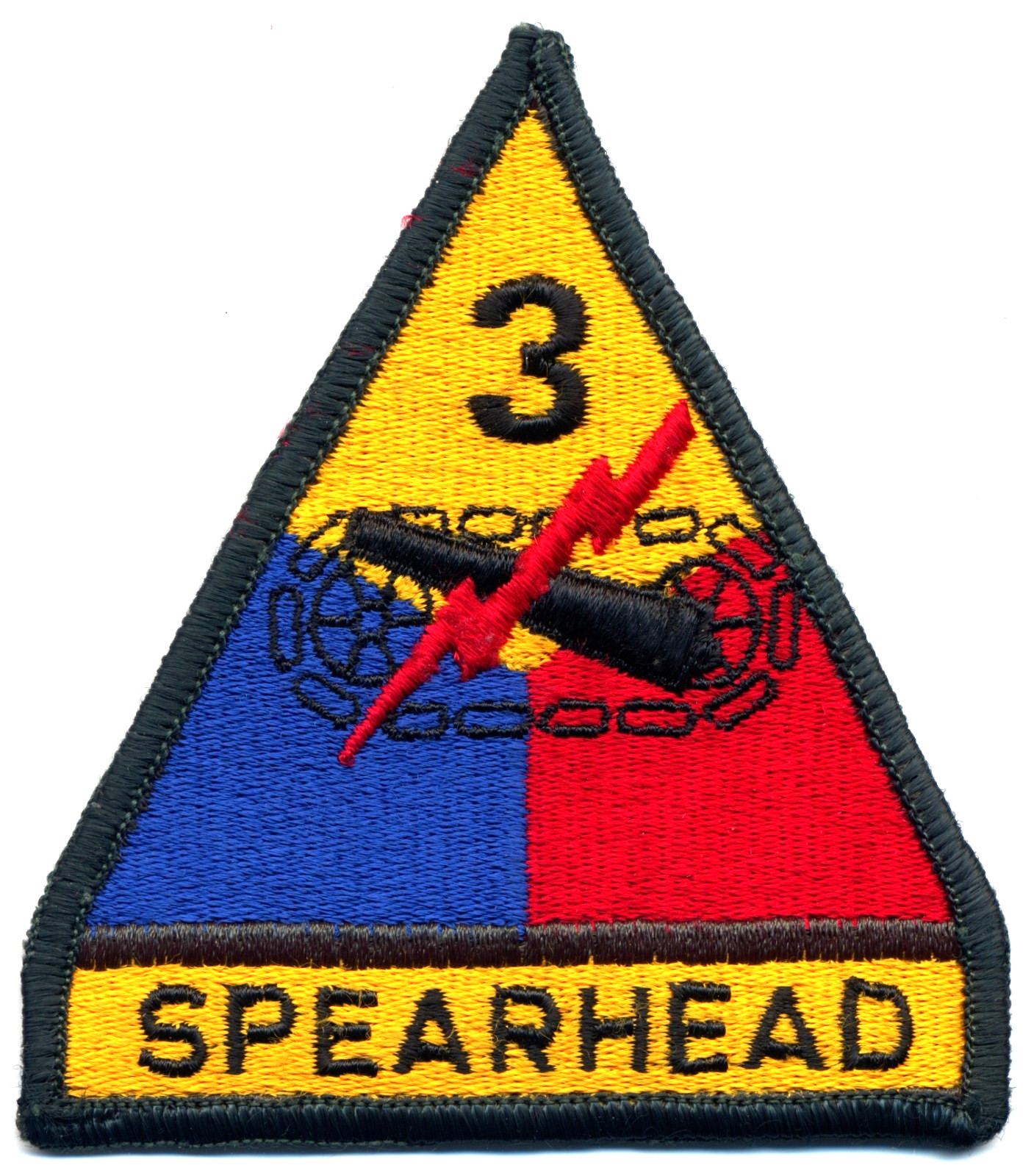 US Army Shoulder Patch -  3rd Armored Division V4