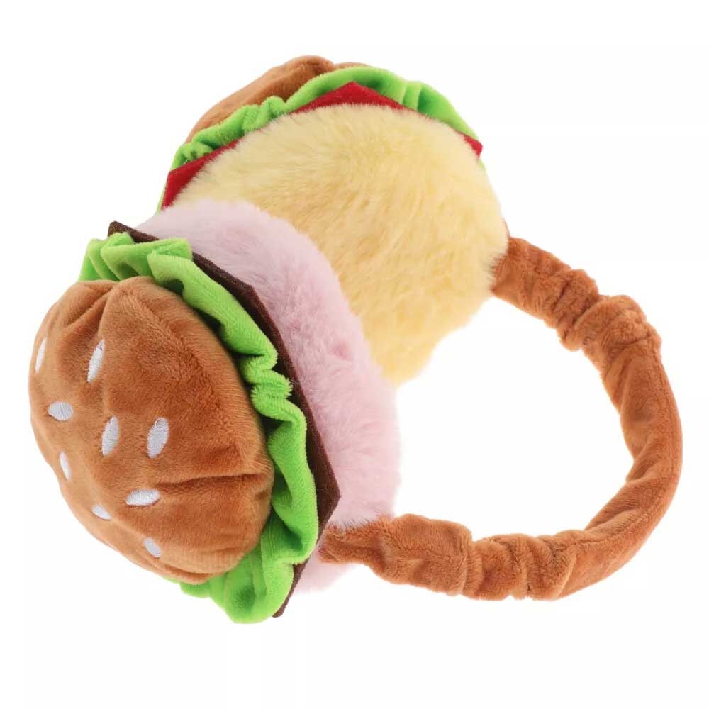 Funny Hamburger Ear Muffs Piggy Bank Adult Novelty Coin Bank Warmer