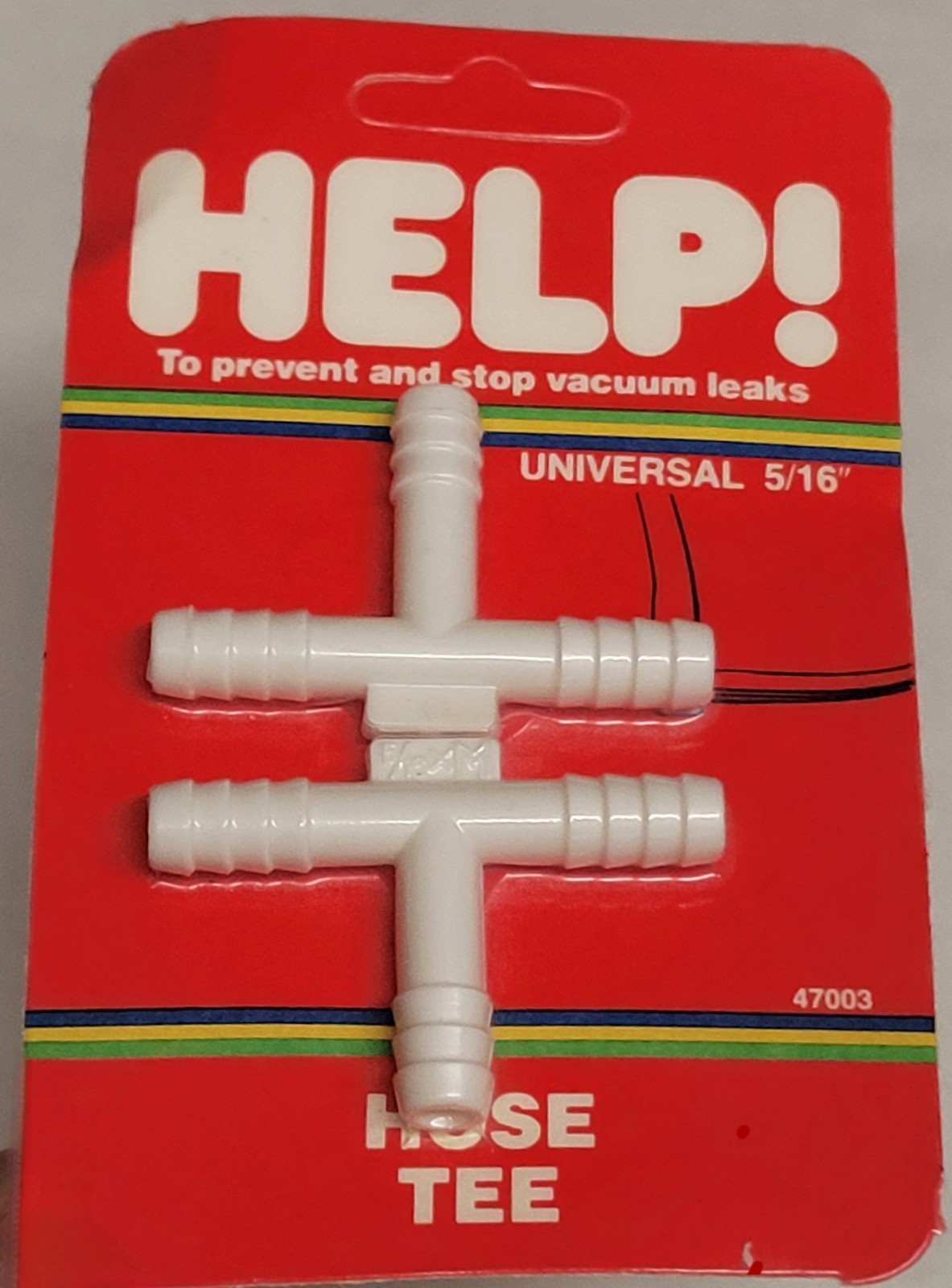 2 Pack 5/16" x 5/16" x 5/16" Vacuum Hose Tee(s) Barbed 3-Way T Splitter