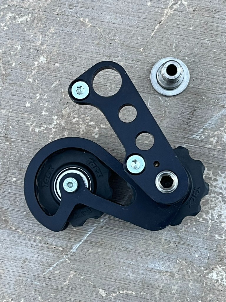 Tacx CNC Machined Alloy Single Speed Chain Tensioner w/ Cartridge Bearings | EXC