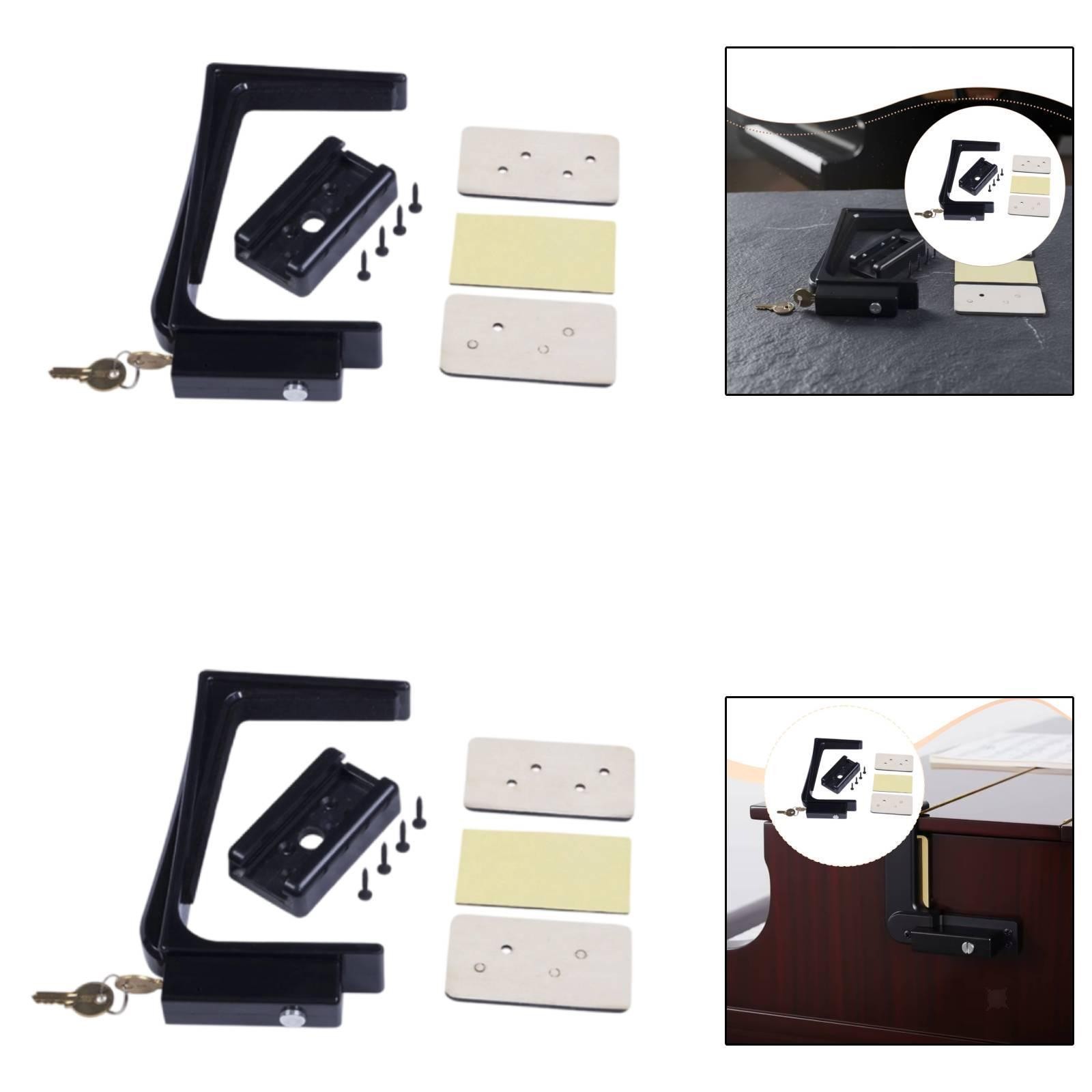 Piano Fallboard Lock Keyboard Accessories Piano Fallboard Clamp for Grands