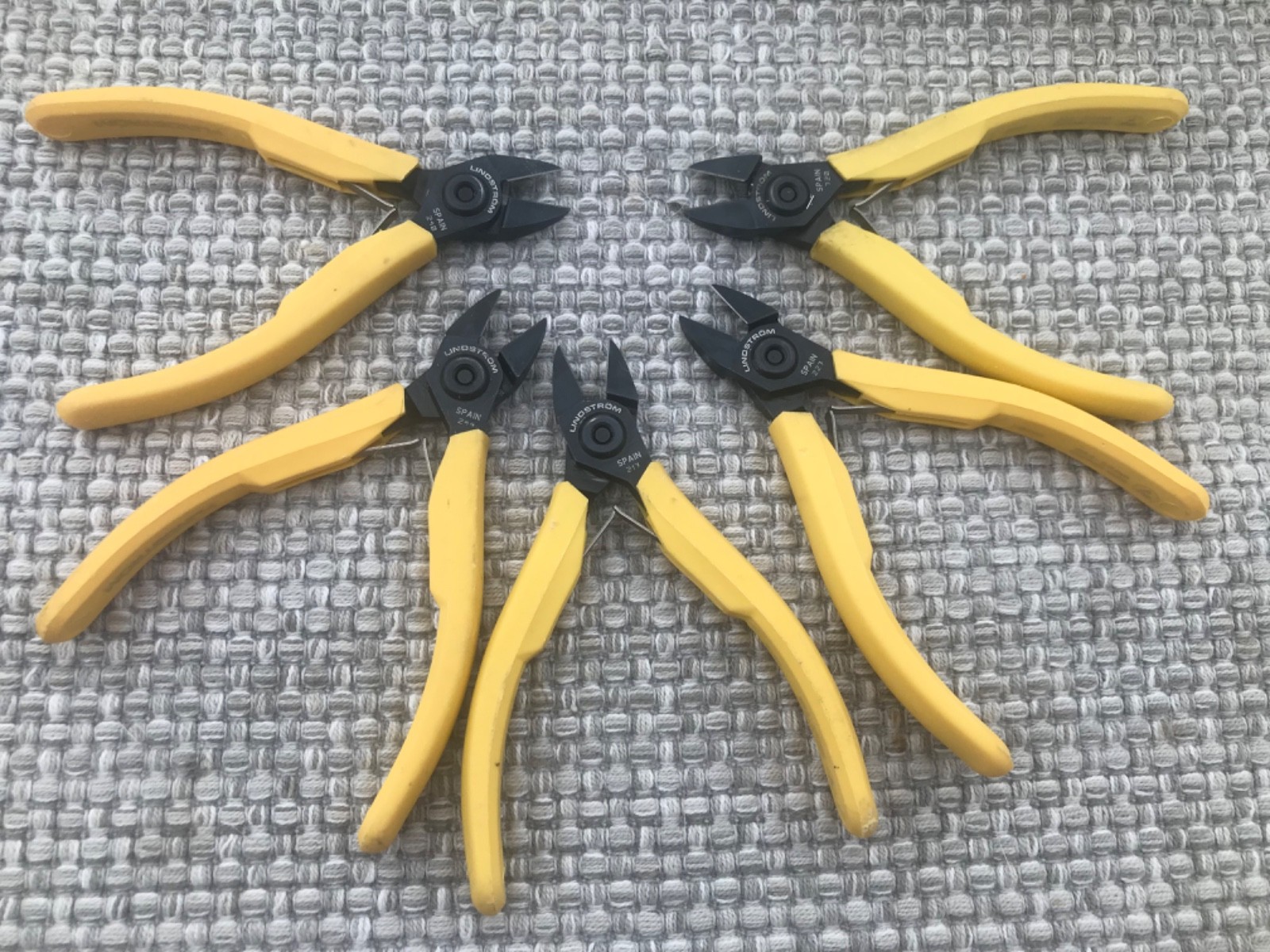 8160 Lindstrom, Lot of 5x, diagonal side cutters