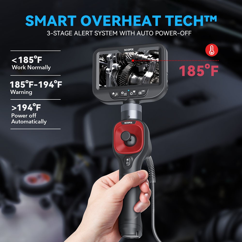 99NEW 4-Way 720° Articulating Borescope Endoscope Inspection Camera Video Scope