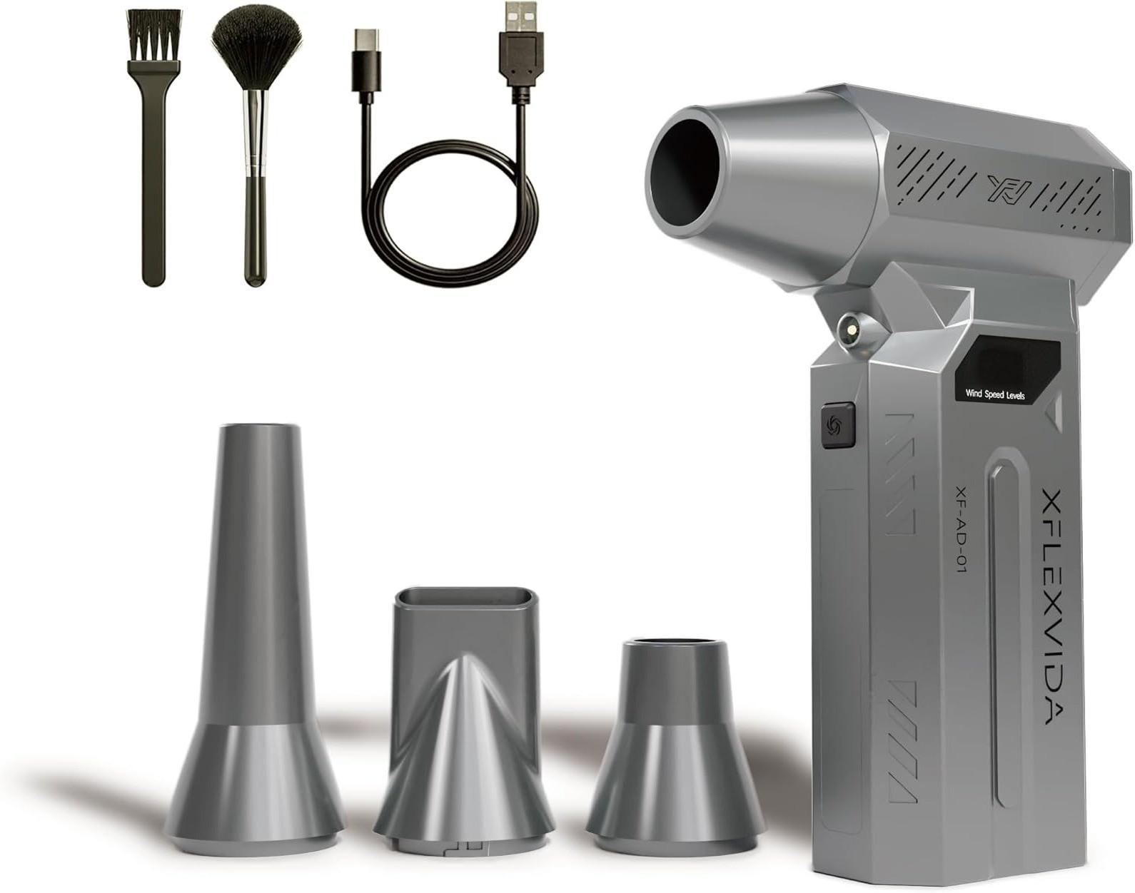 Compressed Air Duster-4 Gear Adjustable Super Power Portable Electric Air Duster