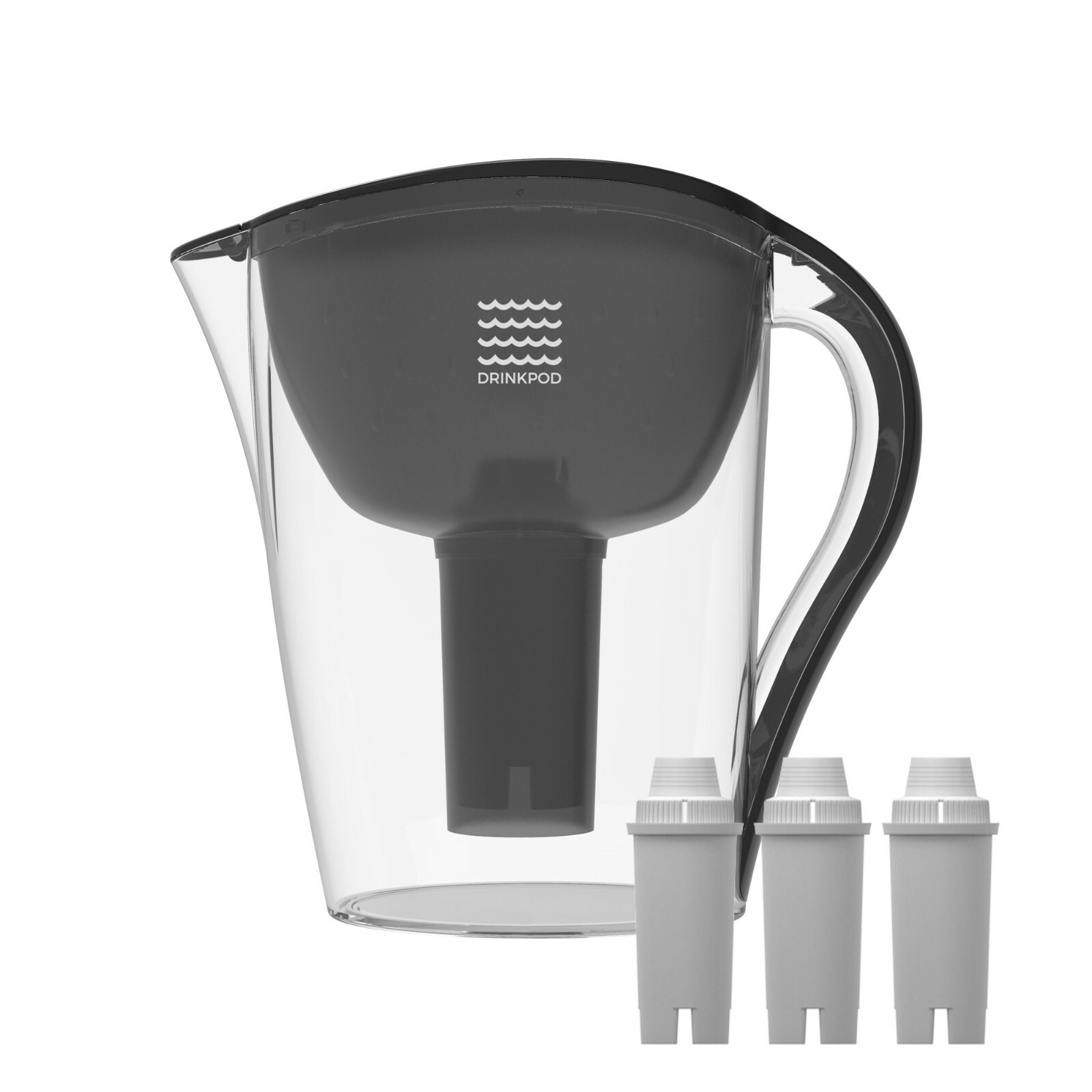 BEST WATER PITCHER WITH FILTER 3.5 LITER. ALKALINE PURE WATER. LONG LASTING.