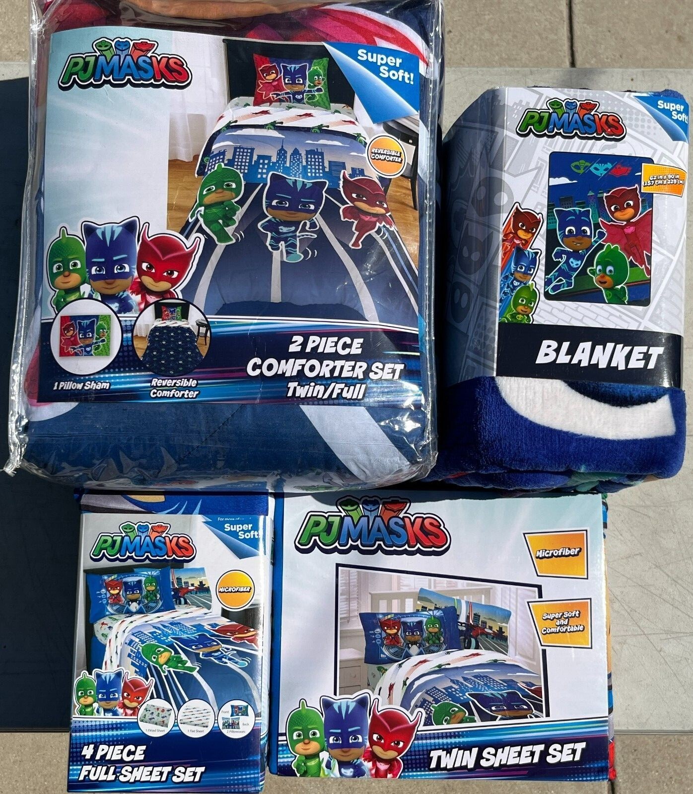 Franco PJ MASKS Bedding Products - Choose Item!