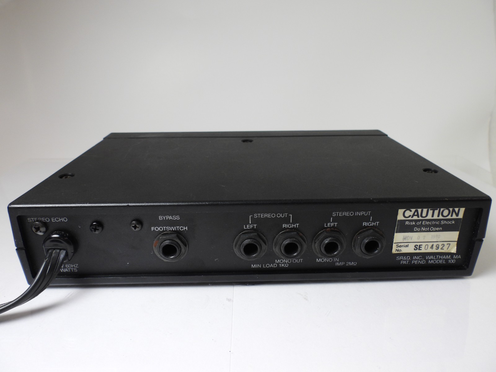 Vintage Rockman Stereo Echo Effects Processor Tom Scholz SR&D Free USA Shipping