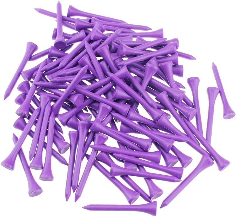 Professional 2 1/8" Deluxe Wood Golf Tees 100Pcs