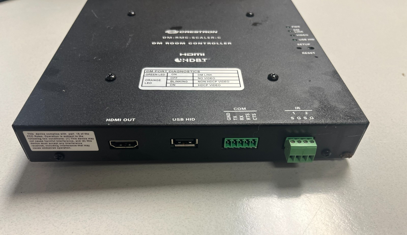 Crestron DM Room Controller DM-RMC-SCALER-C (no power cord)