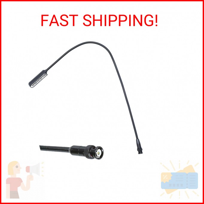 PALPEAL Flexible LED Gooseneck Light for DJ Mixer,BNC Port,22 inch Mixer Goosene
