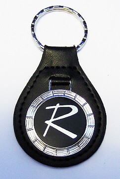 RAMBLER KEYCHAIN - STITCHED LEATHER KEY FOB - NICE
