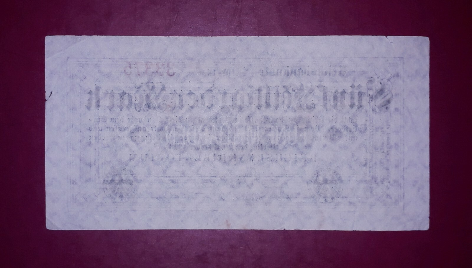 Germany "Weimar hyperinflation" 5 mlrd mark banknote,1923year(normal condition)