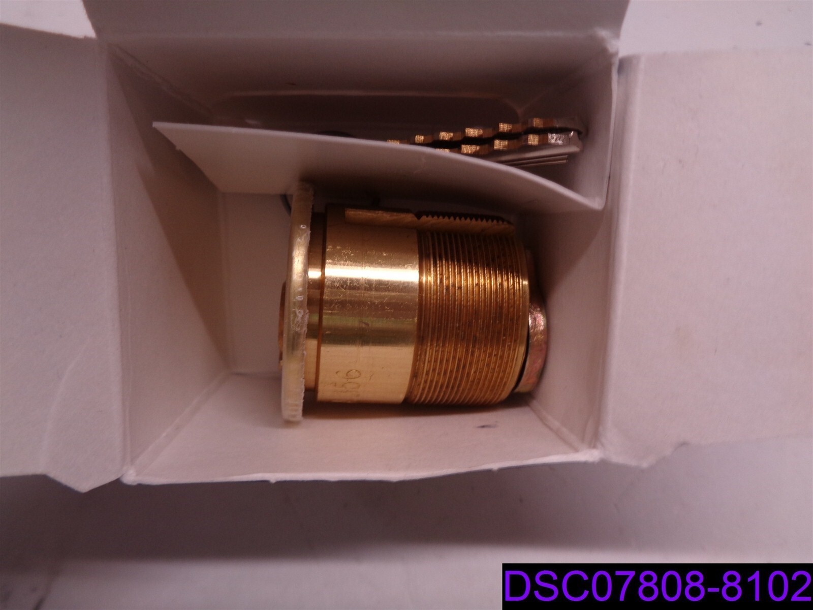 Qty = 10: Ilco Brass Mortise Cylinder 1-1/4" FA P/N 7206FA-03-KA