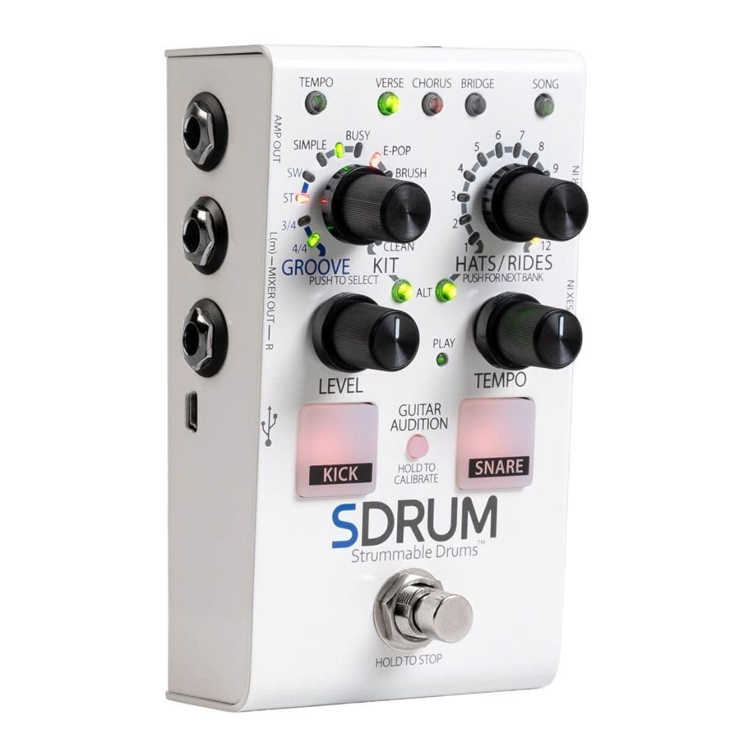 DigiTech Automatic Drum Machine Pedal Multi Effect Processor (SDRUM-U)
